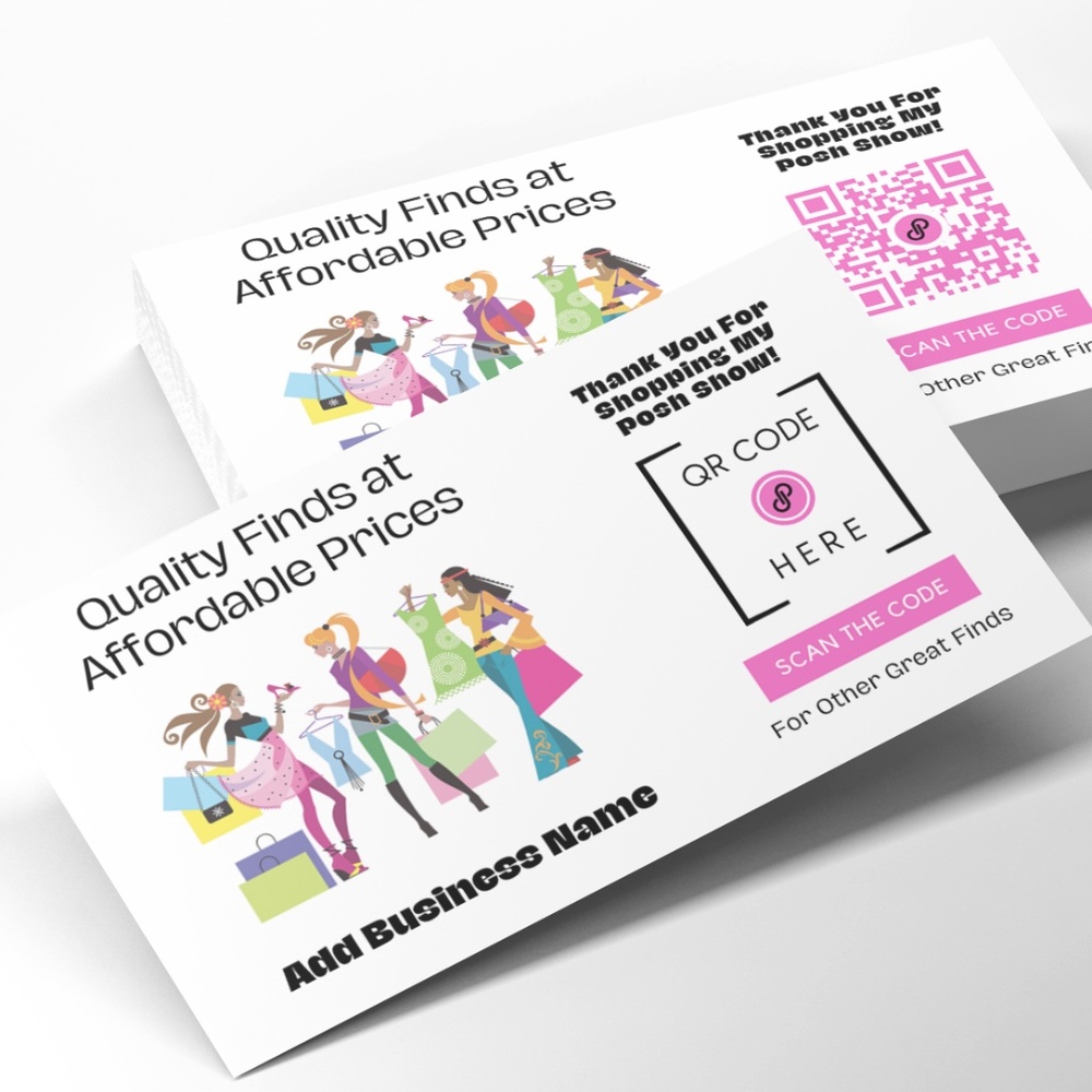 Posh Show Stationery Cards for Business
